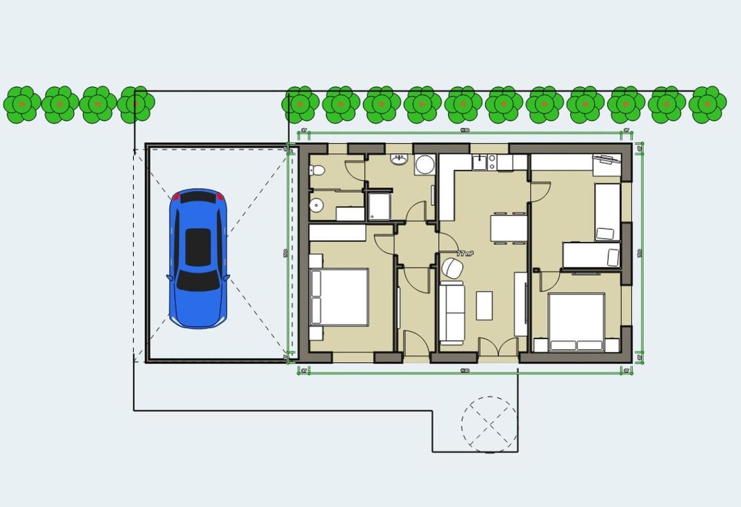 Apartman Pod Lipou - Samostatny Objekt Jaromer Bagian luar foto