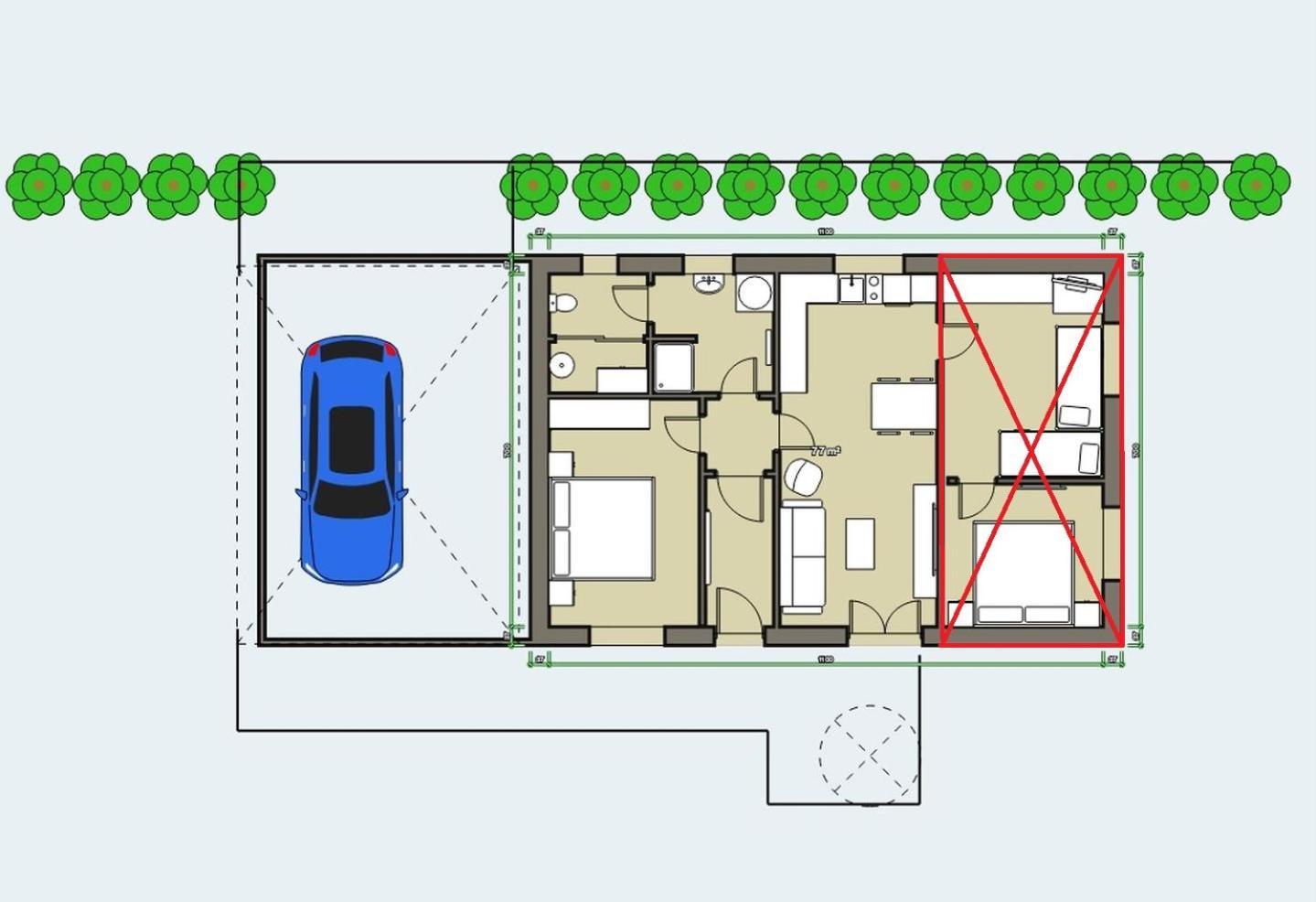 Apartman Pod Lipou - Samostatny Objekt Jaromer Ruang foto